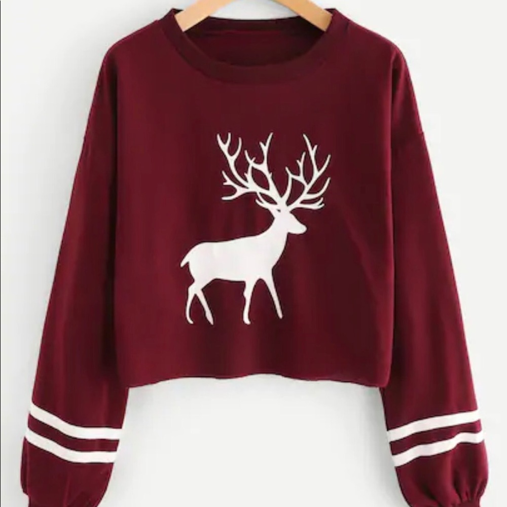 🎄Christmas crop sweatshirt